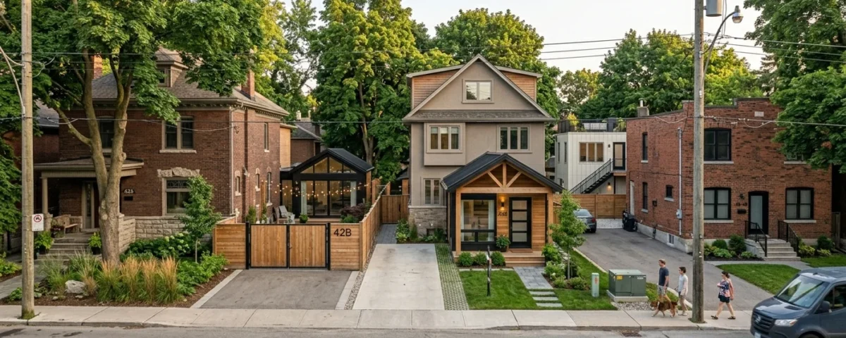 Hamilton garden suite detached backyard ADU rear yard design-build