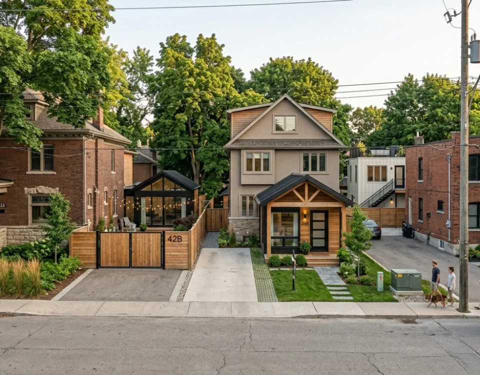 Hamilton garden suite detached backyard ADU rear yard design-build