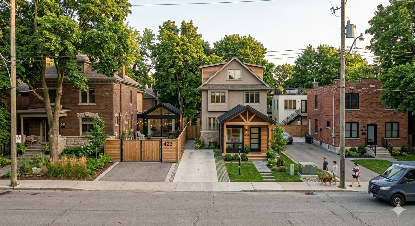 Hamilton garden suite detached backyard ADU rear yard design-build