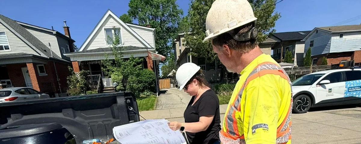 Gateway Group crew working on a legal basement suite conversion in Hamilton Ontario
