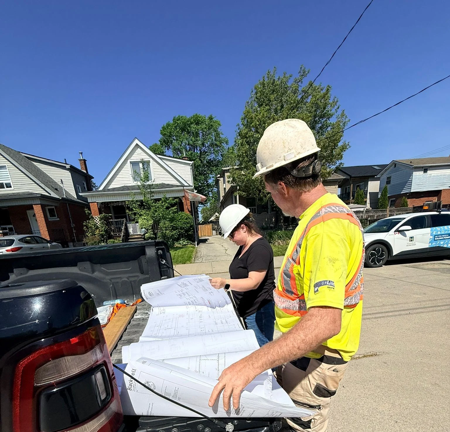 Gateway Group crew working on a legal basement suite conversion in Hamilton Ontario