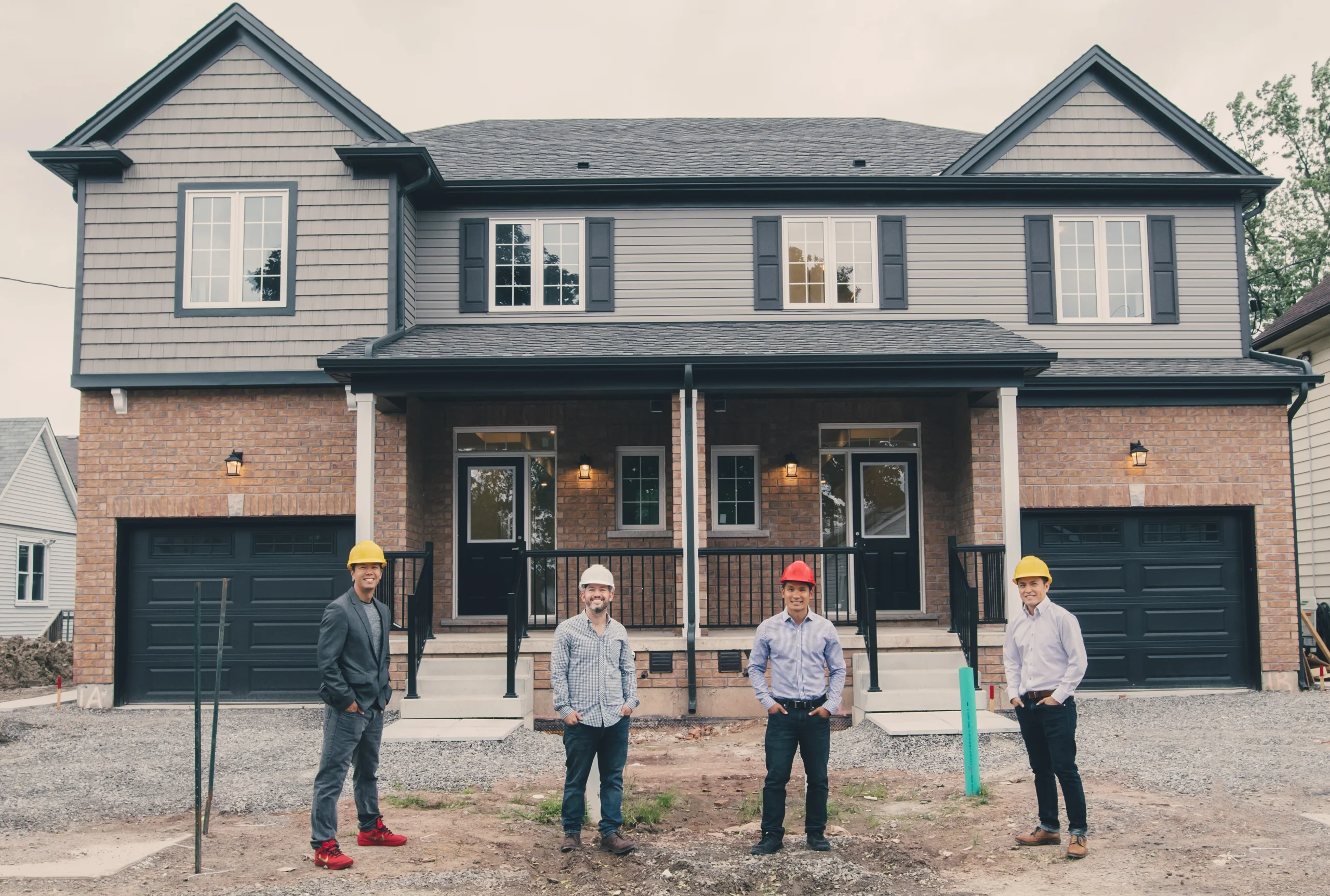 Finished legal basement suite after duplex conversion in Hamilton