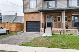 Separate entrance for a legal duplex unit in Hamilton